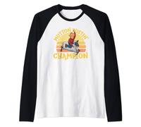 Mutton Bustin' Champion Rodeo State Fair Kids Sheep Riding Raglan Baseball Tee