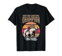 Mutton Busting Champion, Mutton Buster Sheep Riding T-Shirt