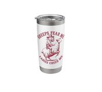 Mutton Busting Sheeps Fear Me, Sheep Riding Kids Rodeo Stainless Steel Insulated Tumbler