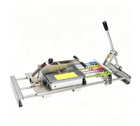 Mutton Kebab Machine, Manual BBQ Skewer Maker, 8/12 Holes, Adjustable Design, Stainless Steel for All Bamboo/Metal Skewers