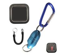 MUTUACTOR 1 x Detachable Magnetic Quick Release Keychain with a strong 3.6 kg magnet to separate the key chain with rope and buckle (Colour: blue)..