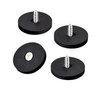 MUTUACTOR 4 Black Silicone Frames Strong Magnetic Milling M5 with Self Screw - Double Side Suction Screwdriver Home Tools Fixed Base