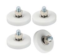 MUTUACTOR 4Pack Rubber Coated Mounting Neodymium Magnet M6 Threaded Studs,Anti-Scratch 8kg Vertical Pulling Force Rubber Magnet for Camera,Light Bar,Van and Other Equipement…