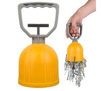 MUTUACTOR Strong magnetic bulk part lifter, quick release magnetic pick-up tool, powerful material handling magnet for transferring and picking up nails, screws, nuts