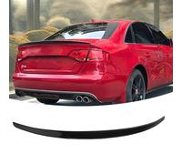 MUTUSAISI Car Rear Boot Spoiler Lip Wing Fit For Audi A4 B8 B8.5 8K 2008-2015 Saloon Black Edtion/Executive/S line/SE/TDI/TFSI/ultra Painted Gloss Black Accessories
