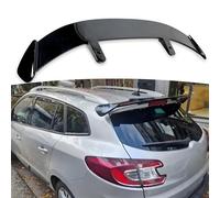 MUTUSAISI Car Universal Rear Boot Roof Spoiler Lip Top Wing Compatible with Renault Megane III 2009-2015 Estate Hatch Dynamique/Expression/GT Line/I-Music/VVT/dCi Painted Gloss Black Accessories