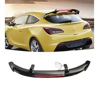 MUTUSAISI Car Universal Rear Window Roof Spoiler Drilling Installation Wing,W/Light,Fit For Vauxhall Astra GTC VI 2011-2018 CDTi/Limited Edition/SRi/Sport/T/VXR/i Trubo Gloss Black Accessories