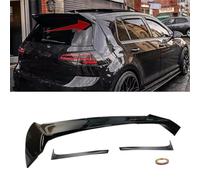 MUTUSAISI Rear Window Roof Spoiler Wing + Side Trim Compatible with 2015-2021 VW Golf MK7 ROBOT Style