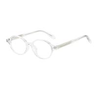 MUTYNE Acetate Oval Glasses Frame Women Men Rivets(Transparent)