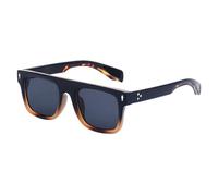MUTYNE Black Square Frame Sunglasses Uv400 Women Outdoor Fashion Sun Glasses For Men Brown Leopard,black leopard frame,One size