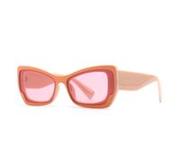 MUTYNE Butterfly-shaped sunglasses for women's retro fashion trends with UV400 protection.(C6)