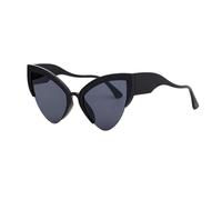 MUTYNE Cat Eye Sunglasses For Women, Half Frame Design, Retro Outdoor Sun Protection Uv400(C1)
