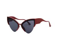 MUTYNE Cat Eye Sunglasses For Women, Half Frame Design, Retro Outdoor Sun Protection Uv400(C3)