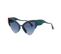 MUTYNE Cat Eye Sunglasses For Women, Half Frame Design, Retro Outdoor Sun Protection Uv400(C6)