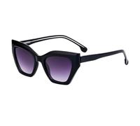 MUTYNE Cat Eye Sunglasses For Women, Retro Design, Double Beam Uv400 Protection(C1)