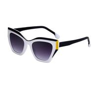 MUTYNE Cat Eye Sunglasses For Women, Retro Design, Double Beam Uv400 Protection(C5)