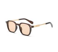 MUTYNE Classic Black Square Sunglasses for Men Women Modern Style Sun Glasses Lightweight Eyewear with Metal Temple Accent