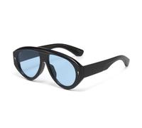 MUTYNE Classic Oval Sunglasses for Women Men UV Protection Lightweight Frame Fashion Retro Eyewear Metal Hinges for Drivin
