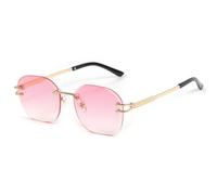 MUTYNE Classic Square Metal Sunglasses for Men Women Retro Rectangular UV400 Protection Trendy Stylish Fashion Eyewear for