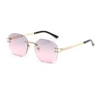 MUTYNE Classic Square Metal Sunglasses for Men Women Retro Rectangular UV400 Protection Trendy Stylish Fashion Eyewear for