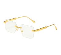 MUTYNE Classic Square Metal Sunglasses for Men Women Retro Rectangular UV400 Protection Trendy Stylish Fashion Eyewear for
