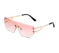 MUTYNE Classic Square Metal Sunglasses for Men Women Retro Rectangular UV400 Protection Trendy Stylish Fashion Eyewear for