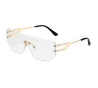 MUTYNE Classic Square Metal Sunglasses for Men Women Retro Rectangular UV400 Protection Trendy Stylish Fashion Eyewear for