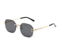 MUTYNE Classic Square Metal Sunglasses for Men Women Retro Rectangular UV400 Protection Trendy Stylish Fashion Eyewear for