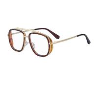 MUTYNE Double Beam Sunglasses For Women Men, Metal Temples, Vintage Uv400 Protection(C10)