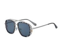 MUTYNE Double Beam Sunglasses For Women Men, Metal Temples, Vintage Uv400 Protection(C6)