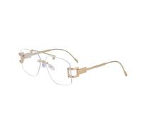 MUTYNE Double Beam Sunglasses For Women Men, Rimless Design, Metal Temples, Retro Uv400 Protection(C2)