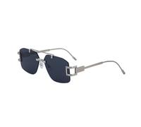 MUTYNE Double Beam Sunglasses For Women Men, Rimless Design, Metal Temples, Retro Uv400 Protection(C3)