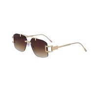 MUTYNE Double Beam Sunglasses For Women Men, Rimless Design, Metal Temples, Retro Uv400 Protection(C5)