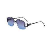 MUTYNE Double Beam Sunglasses For Women Men, Rimless Design, Metal Temples, Retro Uv400 Protection(C6)