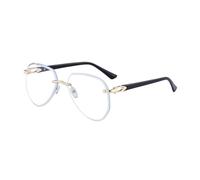 MUTYNE Frameless Sunglasses For Men, Irregular Design, Retro Driving Uv400(C5)