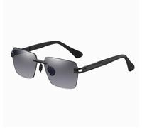 MUTYNE Gradient Sunglasses for Men'S Dazzling Two-Color Fashion Metal Sunshade Mirror,A1