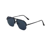 MUTYNE Half Frame Sunglasses For Men, Metal Temples, Retro Driving Uv400 Protection(C1)