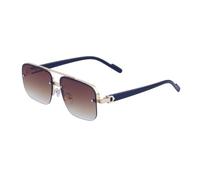 MUTYNE Half Frame Sunglasses For Women Men, Retro Driving Sunscreen Uv400(C3)