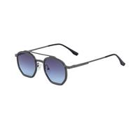 MUTYNE Irregular Sunglasses For Men, Metal Frame Design, Double Beam Retro Simple Sunscreen Uv400(C2)