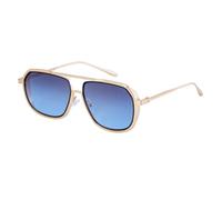 MUTYNE Large Frame Sunglasses For Men, Metal Temples Design, Retro Steampunk Style Sun Protection Uv400(C4)