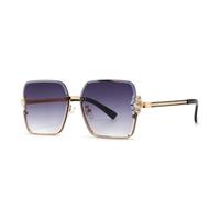 MUTYNE Large-frame sunglasses for women with pearl inlay, retro fashion trend, UV400 protection.(C2)