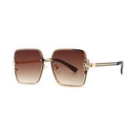 MUTYNE Large-frame sunglasses for women with pearl inlay, retro fashion trend, UV400 protection.(C7)