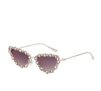 MUTYNE Luxury Crystal Shiny Cat Eye Sunglasses For Women Vintage Fashion Sexy Sun Glasses Female Elegant Shades,3562 c4,One size