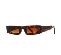 MUTYNE Narrow-frame sunglasses for women and men, featuring a one-piece flat-top design in a retro-inspired fashion style with UV400 protection.(C4)