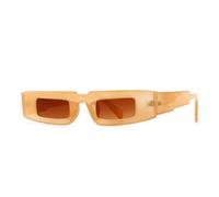 MUTYNE Narrow-frame sunglasses for women and men, featuring a one-piece flat-top design in a retro-inspired fashion style with UV400 protection.(C3)