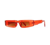 MUTYNE Narrow-frame sunglasses for women and men, featuring a one-piece flat-top design in a retro-inspired fashion style with UV400 protection.(C5)