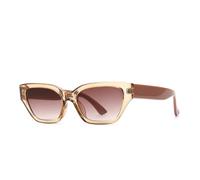 MUTYNE Narrow-frame sunglasses for women, retro double-bridge, trendy fashion, UV400 protection.(C6)