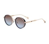 MUTYNE Oval Frame Sunglasses For Men, Metal Temples Design, Retro Side Wrap Small Frame Sun Protection Uv400(C6)