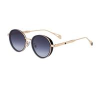 MUTYNE Oval Frame Sunglasses For Men, Metal Temples Design, Retro Side Wrap Small Frame Sun Protection Uv400(C2)