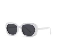 MUTYNE Oval frame sunglasses for women, retro double bridge, UV400 protection(C5)